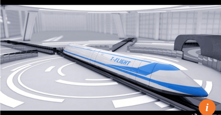 China's planned supersonic maglev transport in evacuated tubes ...