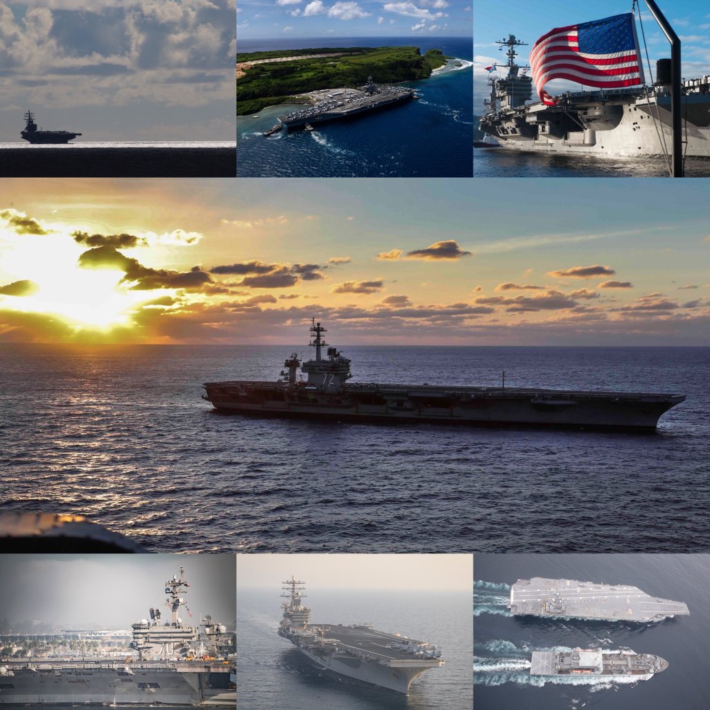 7 U.S. Aircraft Carriers groups are deployed at the same time