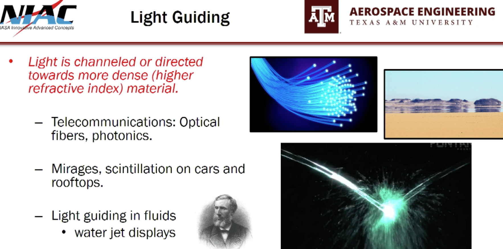 Combined photon and particle beam for selffocusing propulsion beam