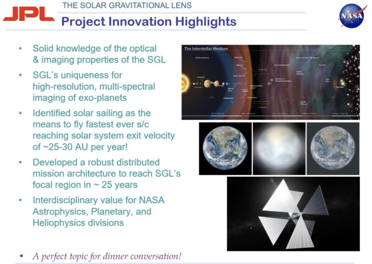 Gravitational Lens Mission Proof of Concept Mission Proposed for 2023 ...