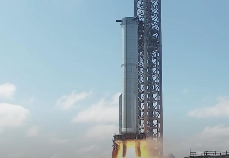 SpaceX Super Heavy 33 Raptor Engine Static Fire Today | NextBigFuture.com