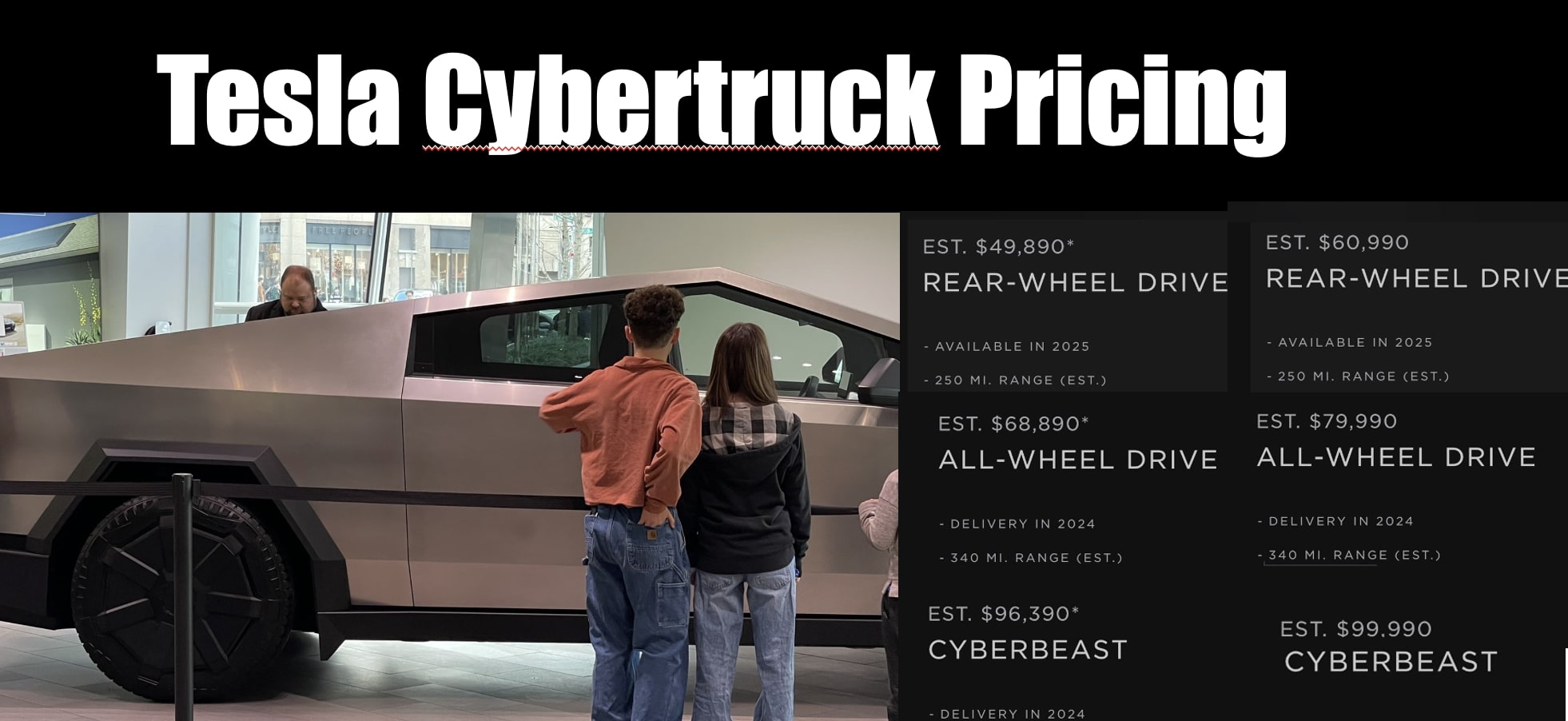 Tesla Cybertruck Pricing NextBigFuture Tesla Cybertruck Pricing NextBigFuture