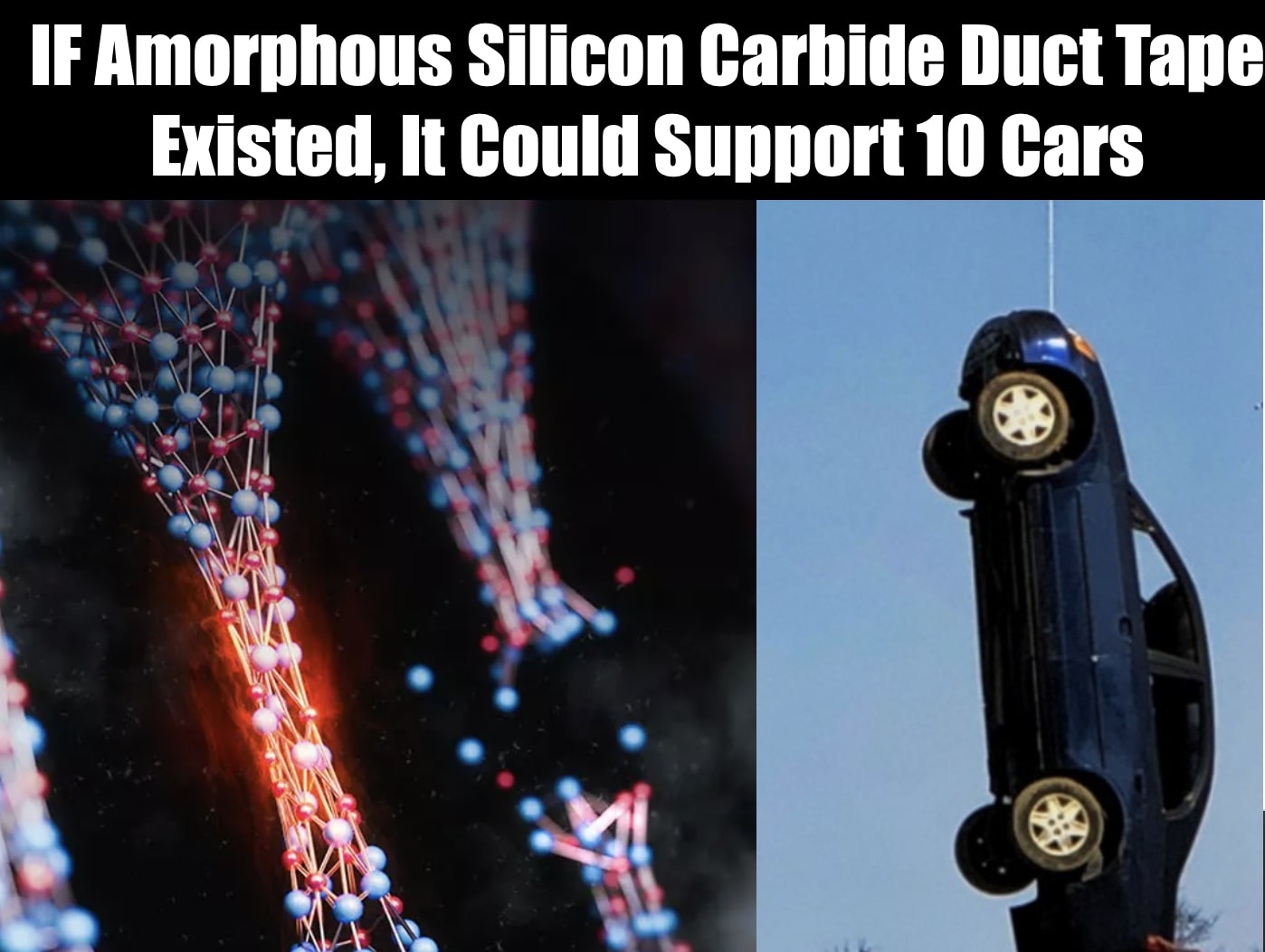Amorphous Silicon Carbide is Ten Times Stronger Than Kevlar and Great to Microchips