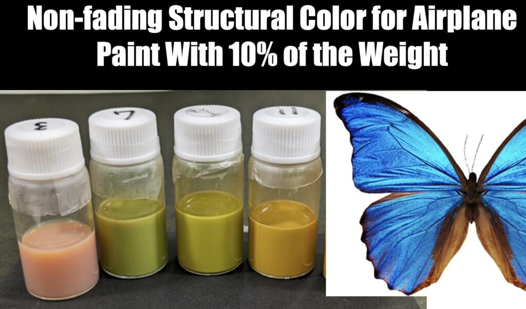 BREAKTHROUGH : Non-Fading Structural Color For Airplane Paint With 10% ...