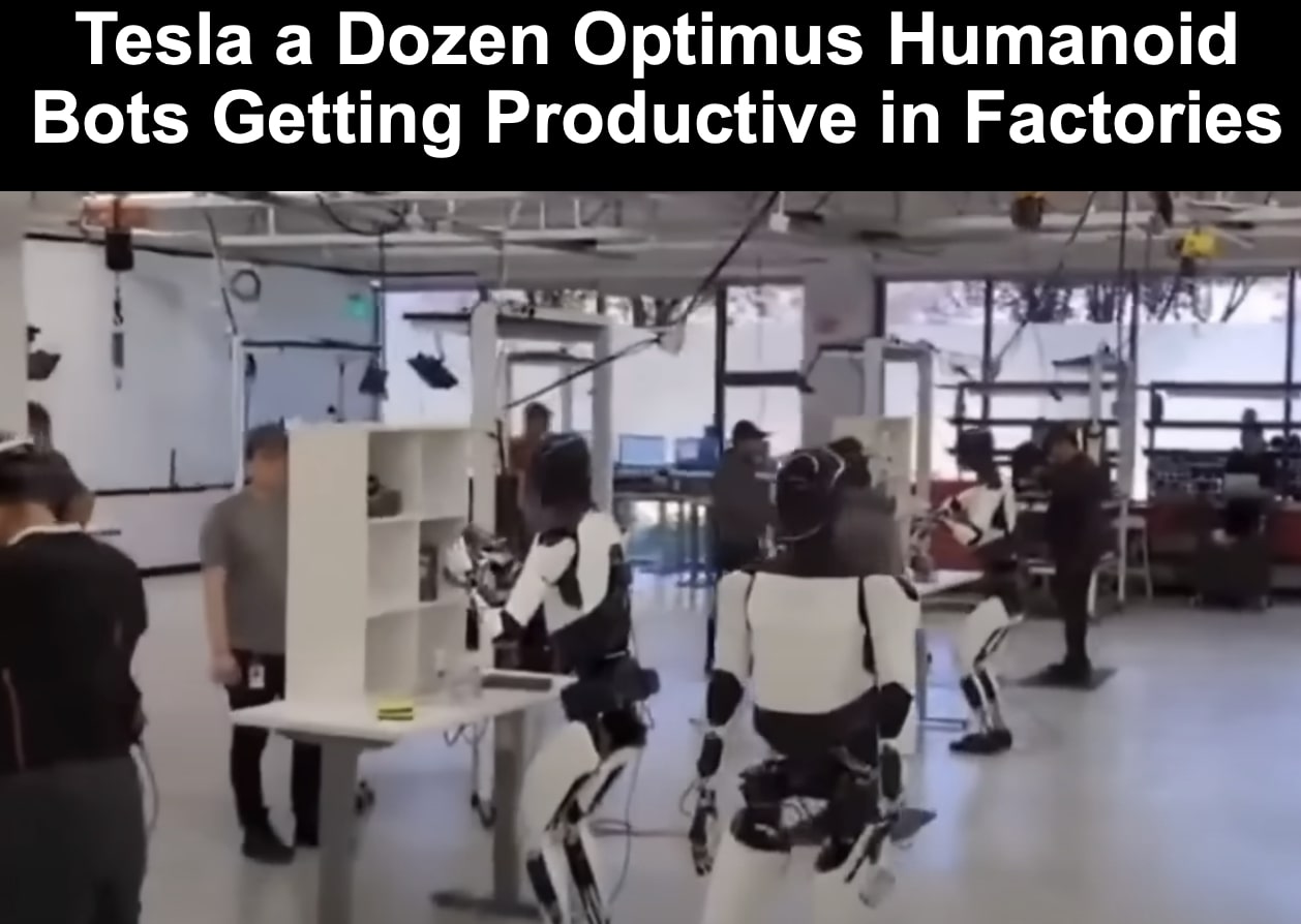 Tesla Shows Optimus Teslabots In Factory Demo NextBigFuture Tesla Shows Optimus Teslabots In Factory Demo NextBigFuture