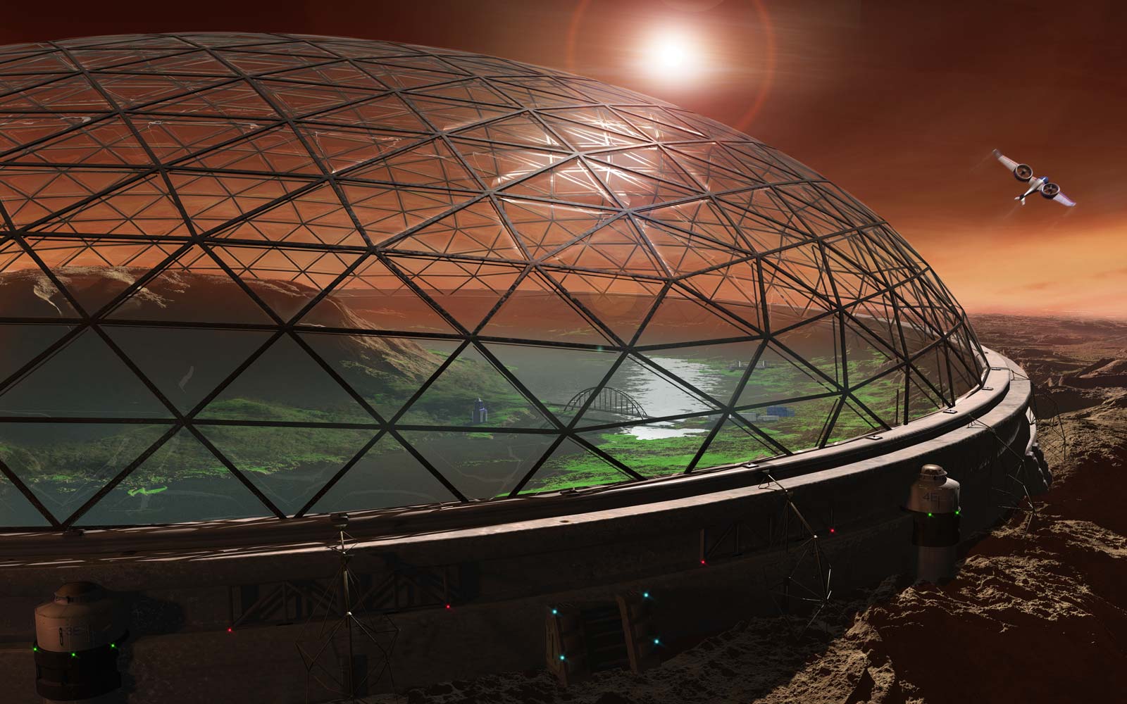Mars Dome Image
