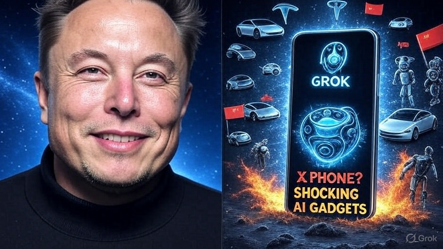 Elon Musk's Grok 4 AI X Phone