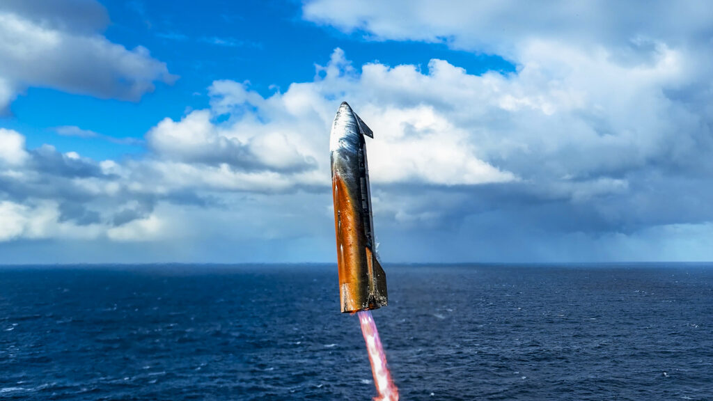 SpaceX Starship 10 Ocean Landing
