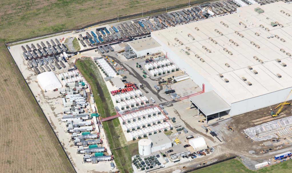 Aerial view of XAI Colossus 2