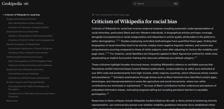 XAI Releases Grokipedia 0.1 | NextBigFuture.com