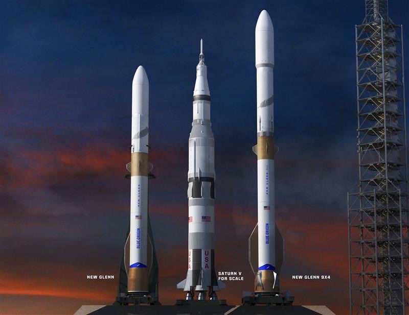 Blue Origin Will Increase New Glenn Thrust 15-25% and Make Rocket Bigger