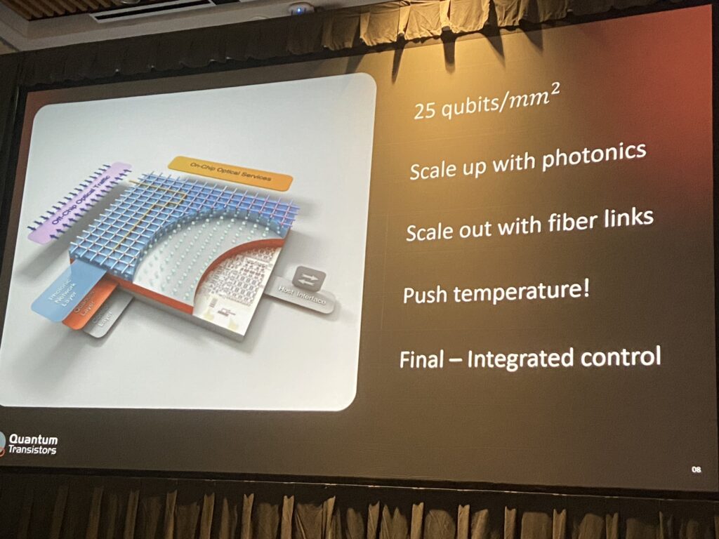 Kvantové tranzistory umožňují škálování qubitů z barevných center v diamantu #Q2B #Q2B2025