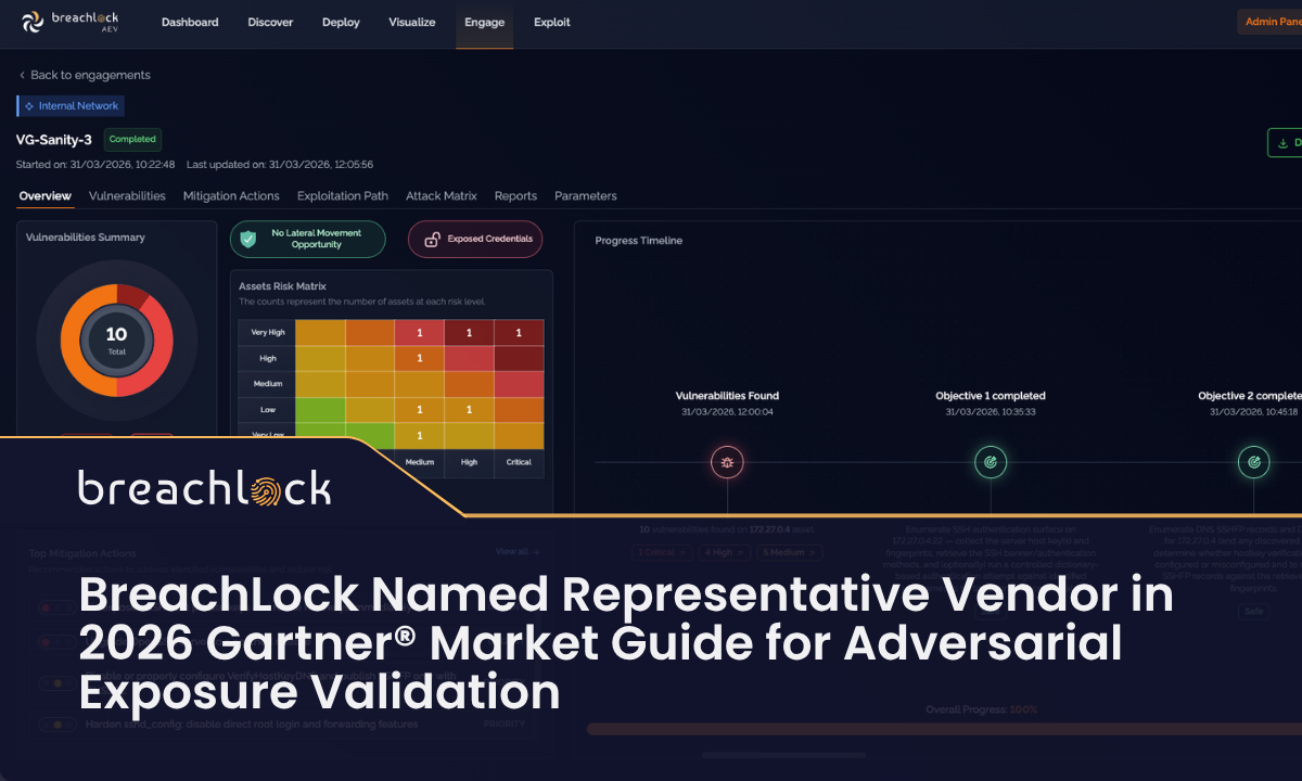 BreachLock Named Representative Vendor in the 2026 Gartner Market Guide for Adversarial Exposure Validation | NextBigFuture.com