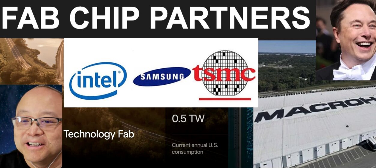 Tesla Fab Chip Partners are Critical for the Next Few Years
