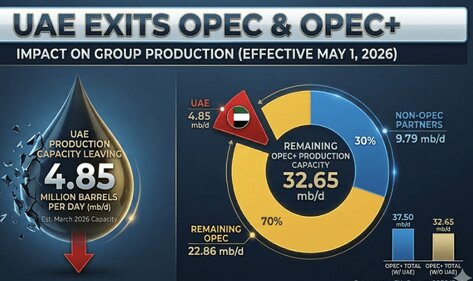 UAE Leaving OPEC May 1, 2026 Can Reach 5-7 Millions of BPD