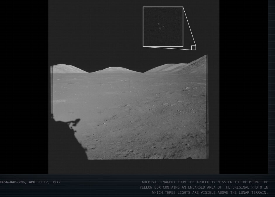 UFO Files Show Apollo 17 and Apollo 12 Anomalies