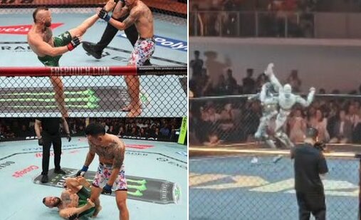 Humanoid Bot Kicking and Missing Like Conor McGregor