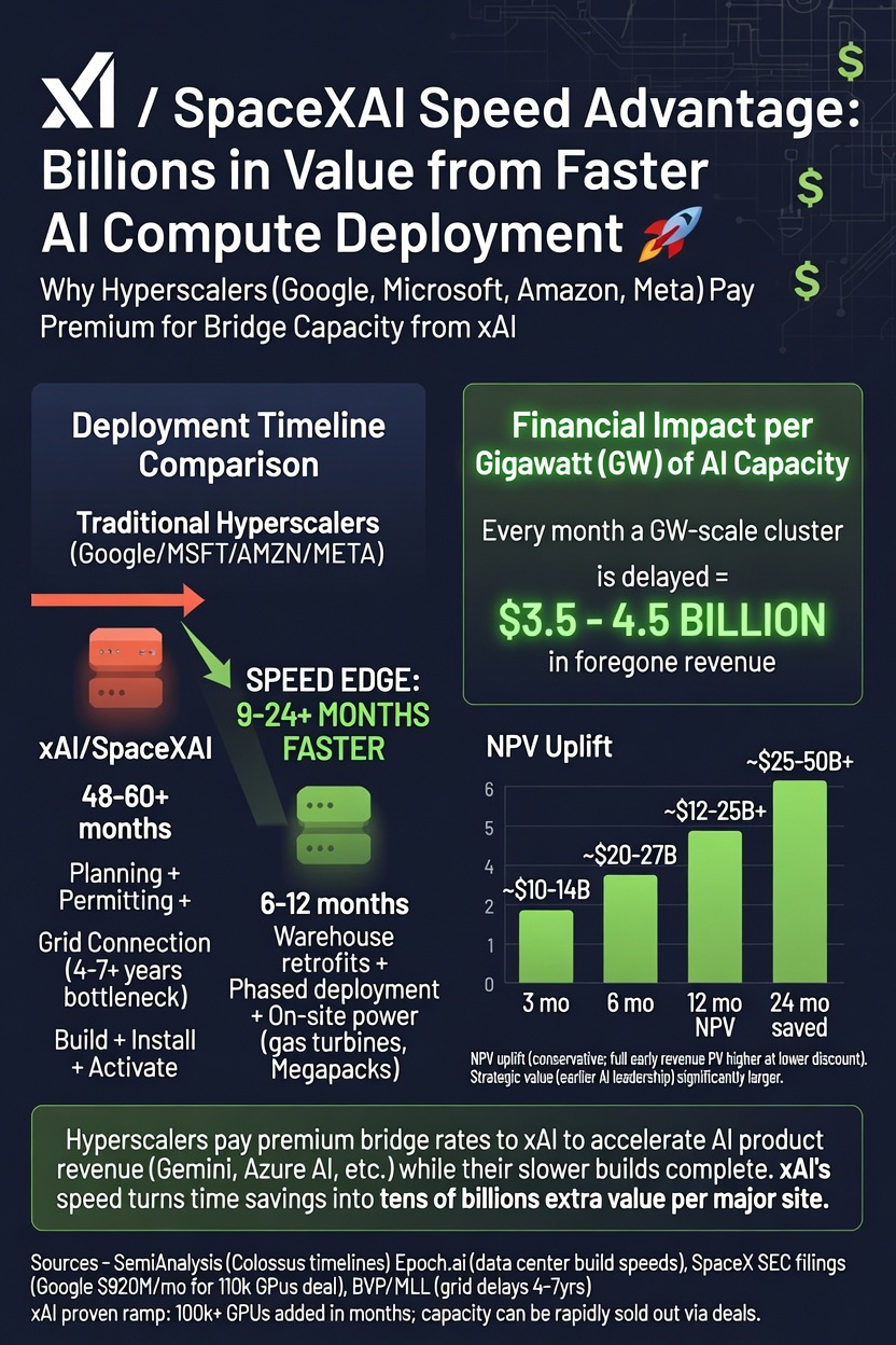 Tens of Billions in Time Value of AI Data Centers – More SpaceX AI Deals in 2026 Tens of Billions in Time Value of AI Data Centers – More SpaceX AI Deals in 2026