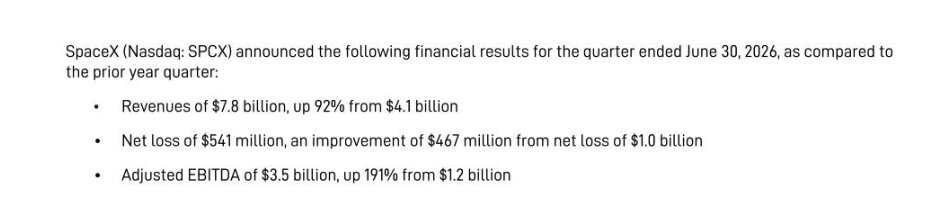 SpaceX Q2 Results – NextBigFuture.com SpaceX Q2 Results – NextBigFuture.com