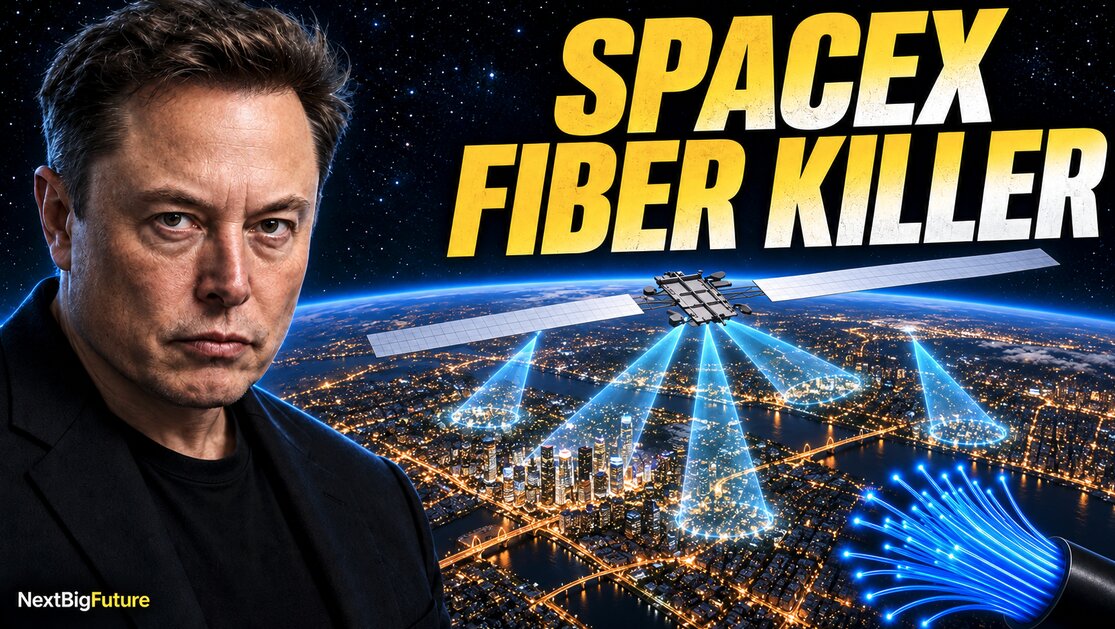 Musk unveils 250 kW Starlink satellites to beat fiber everywhere